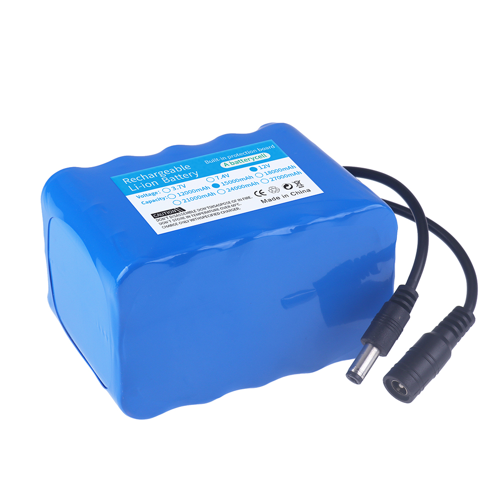 12V 15000mAh 18650 lithium battery 12.6V 15AH suitable for electrical equipment toys LED lights lithium-ion battery 3s5p