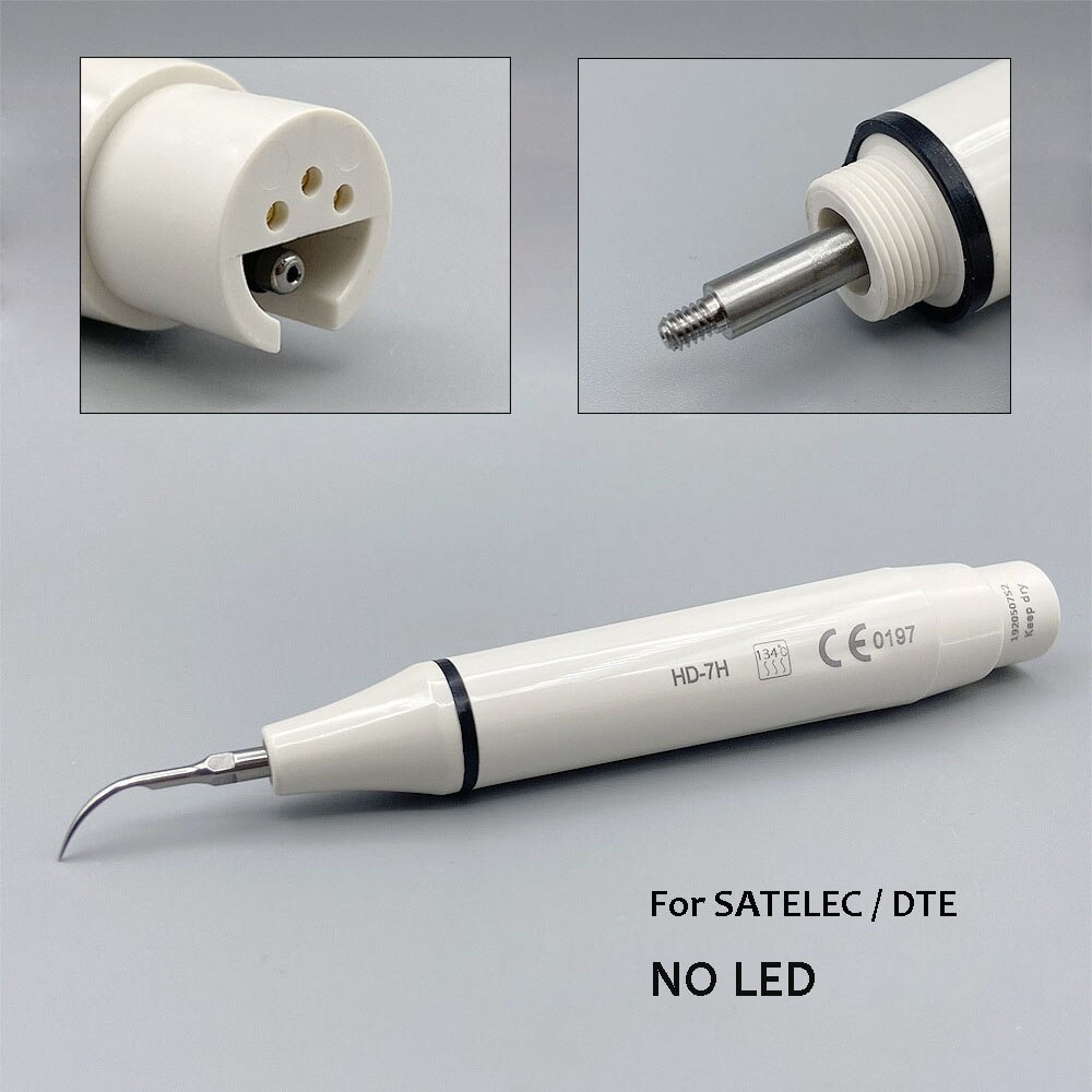 Dental Ultrasonic Piezo Scaler Handpiece HD-7H – Fits SATELEC DTE, Detachable, Autoclavable