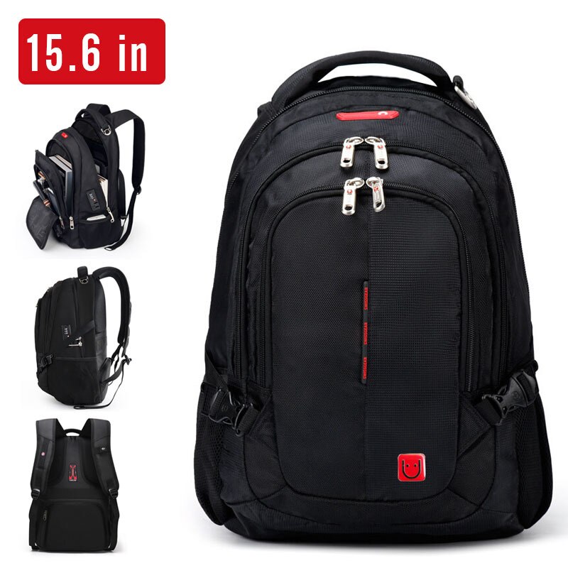 Anti Diefstal Nylon Mannen 15 6 Inch Laptop Rugzak Grote Capaciteit 
