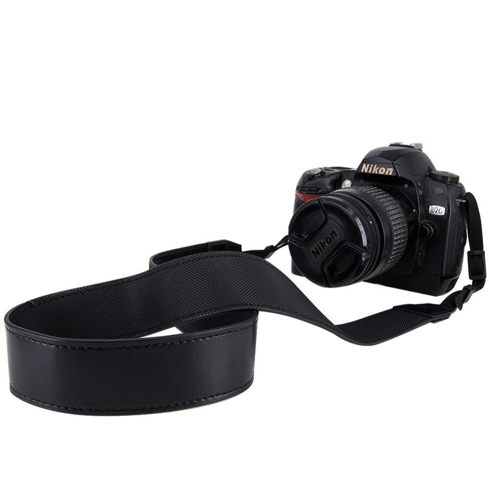 Kamera skulderhals pu læderrem til canon eos r rp rebel  sl2 sl1 t100 t7 t7i t6i t6s t6 t5i t5 t4i t3i t3 t2i t1i xti xsi