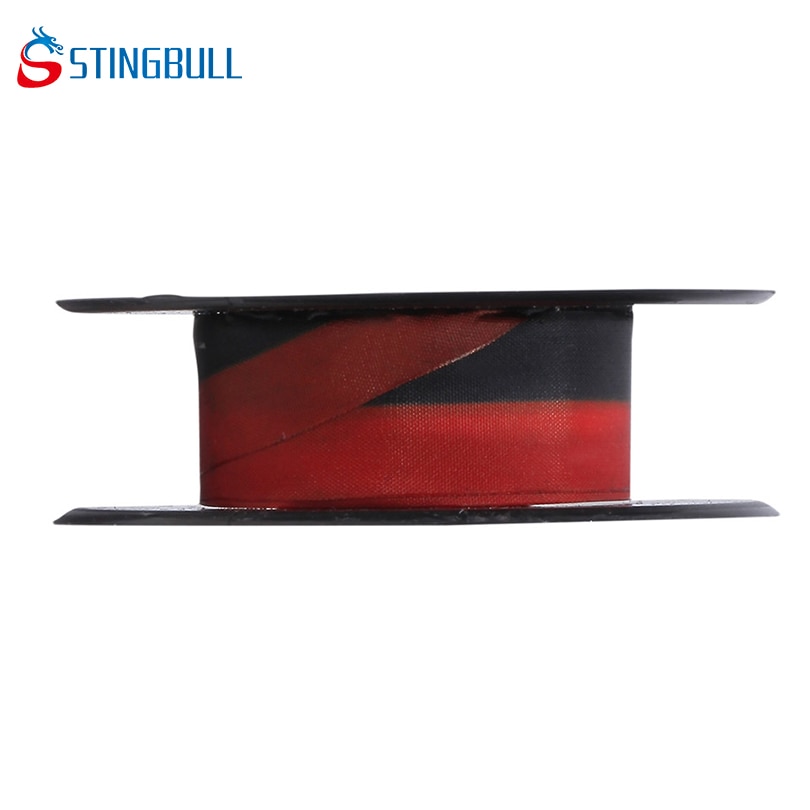 STINGBULL 12.7MM Width GR4 Single Spool Ribbons Cartridges 10M Length Black / Red Color Printer Ribbon For Typewriters