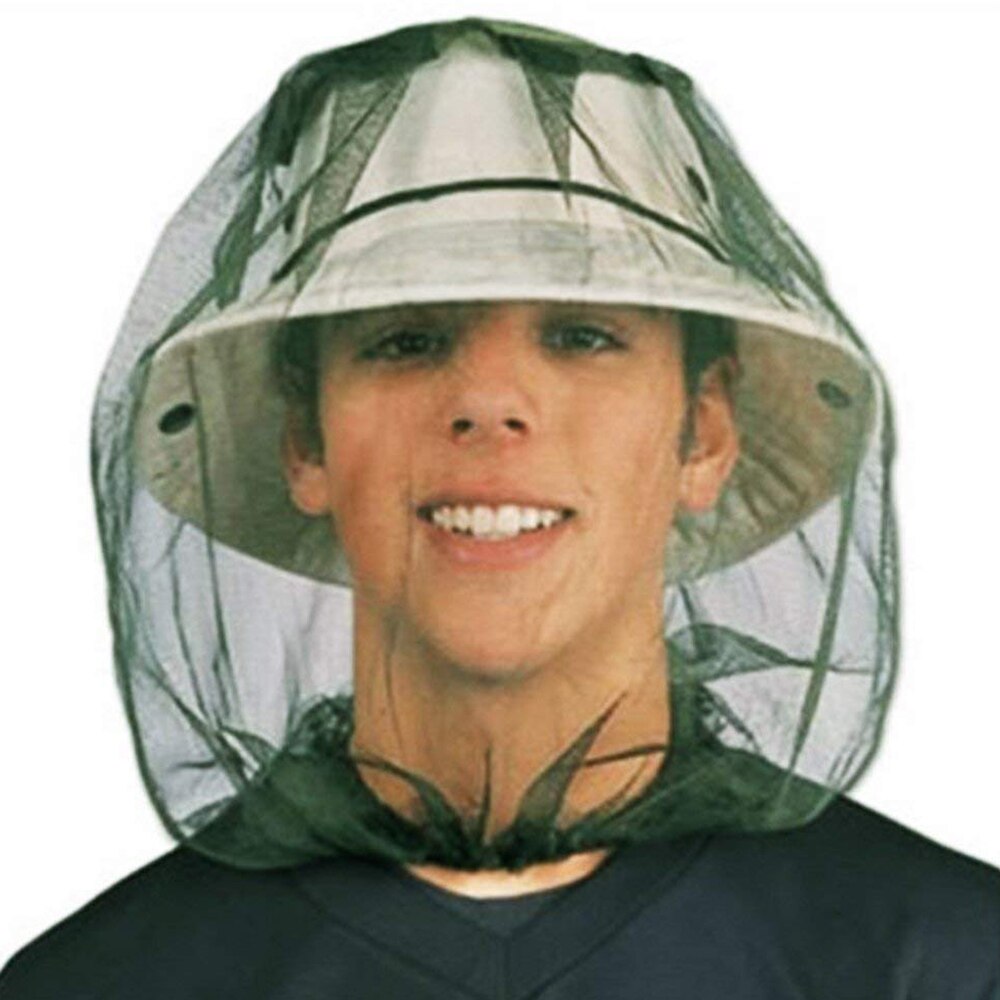 4 Pack Mosquito Head Net,Beekeeping Beekeeper Face Protector,Lightweight Face Mesh Head Cover Insect Repellent Netting Fly Scr