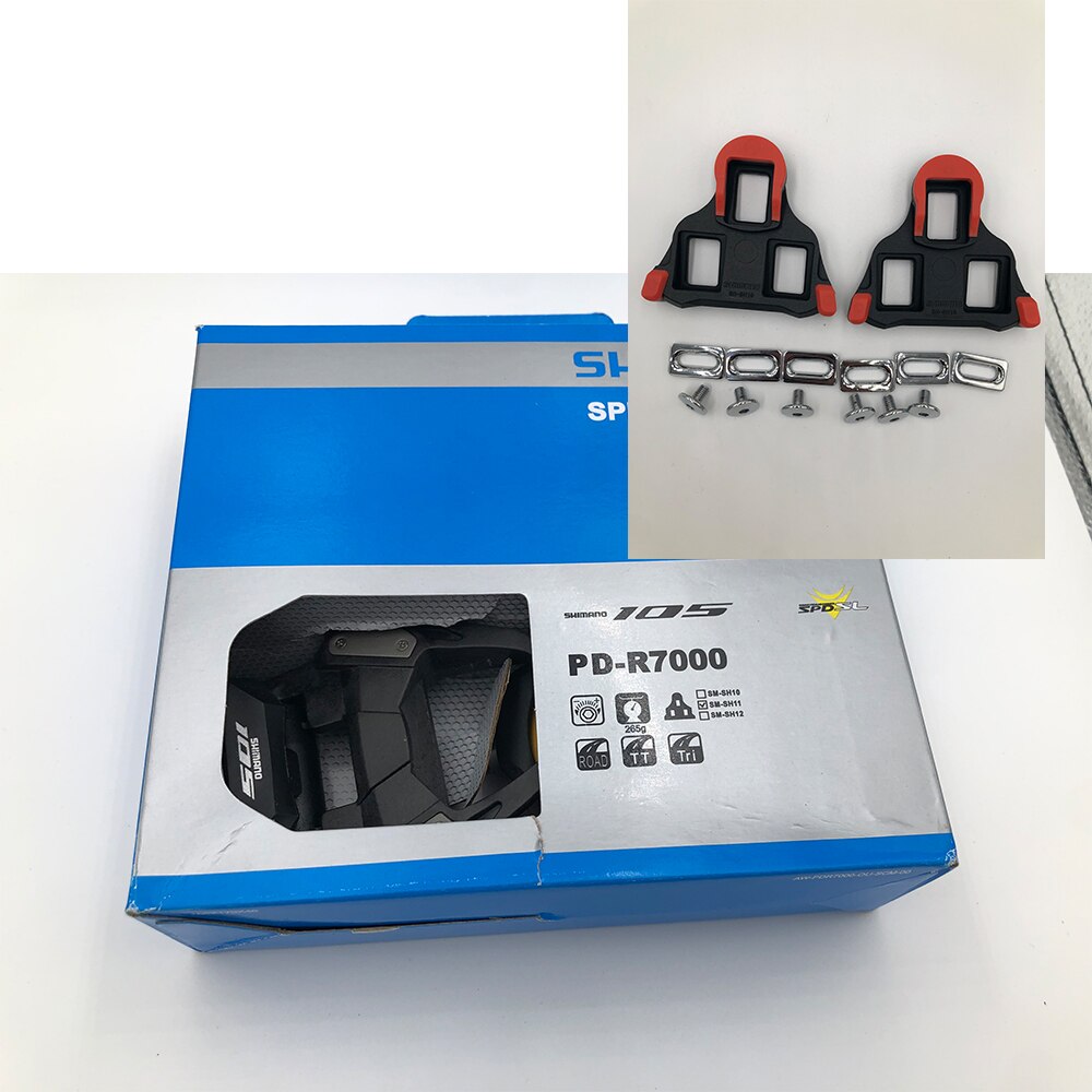 Pédales de vélo de route en carbone PD R7000/PD5800/R540/R550, autobloquant SPD avec 105 cales, SM-SH11
