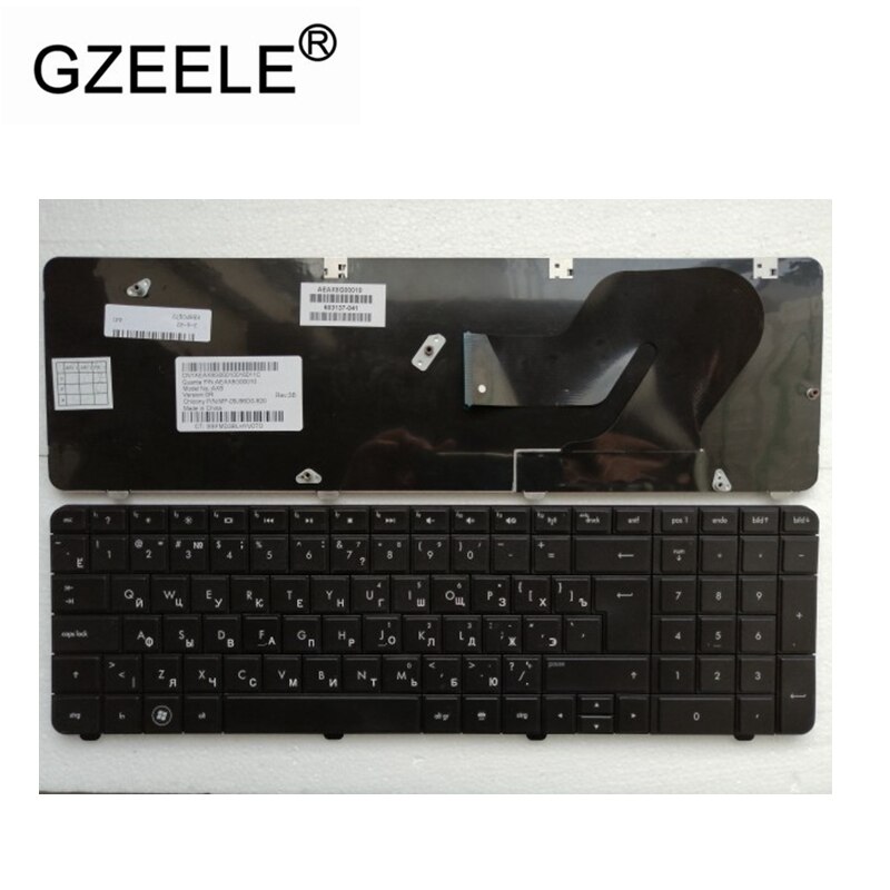 GZEELE Russian Laptop keyboard FOR HP CQ72 G72 RU LAYOUT Black replace notebook keyboards