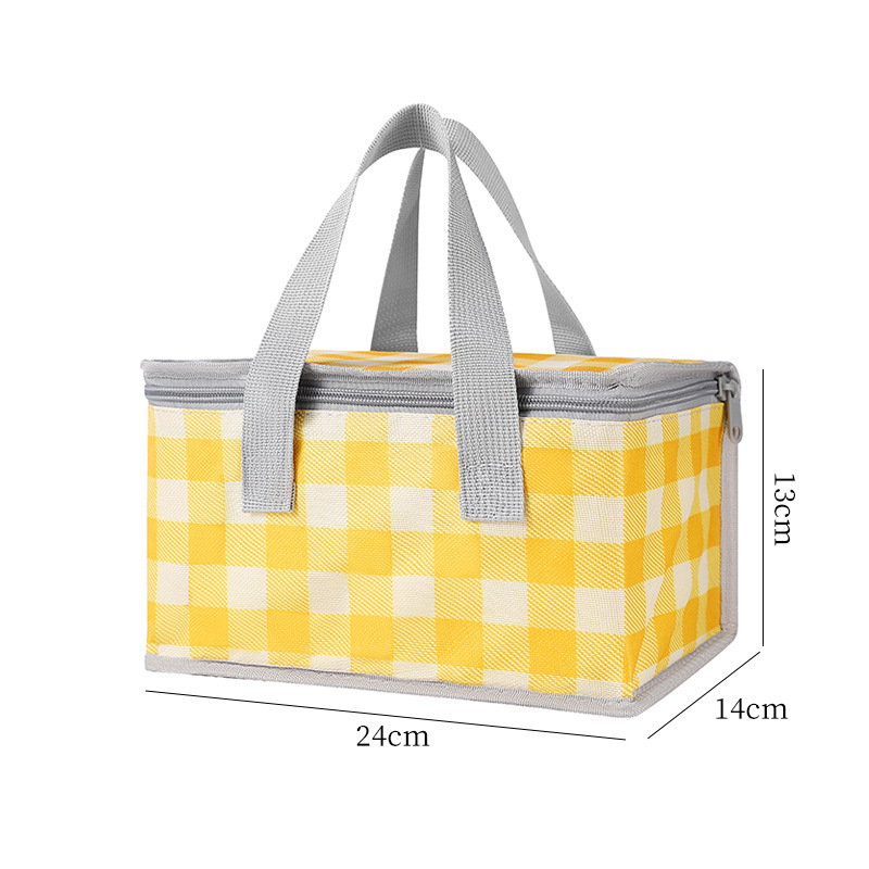 Sac de pique-nique sac isotherme en aluminium étanche sac de pique-nique grande boîte isotherme extérieure Portable thermique isolé Camping boisson Bento sacs: green