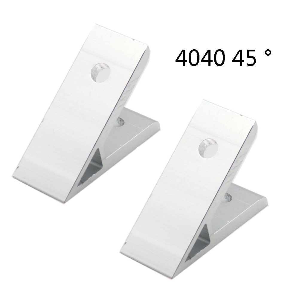 2pcs 45 degree 4040 40x40 Corner Angle Bracket Connection Joint for 4040 series Aluminum Profile