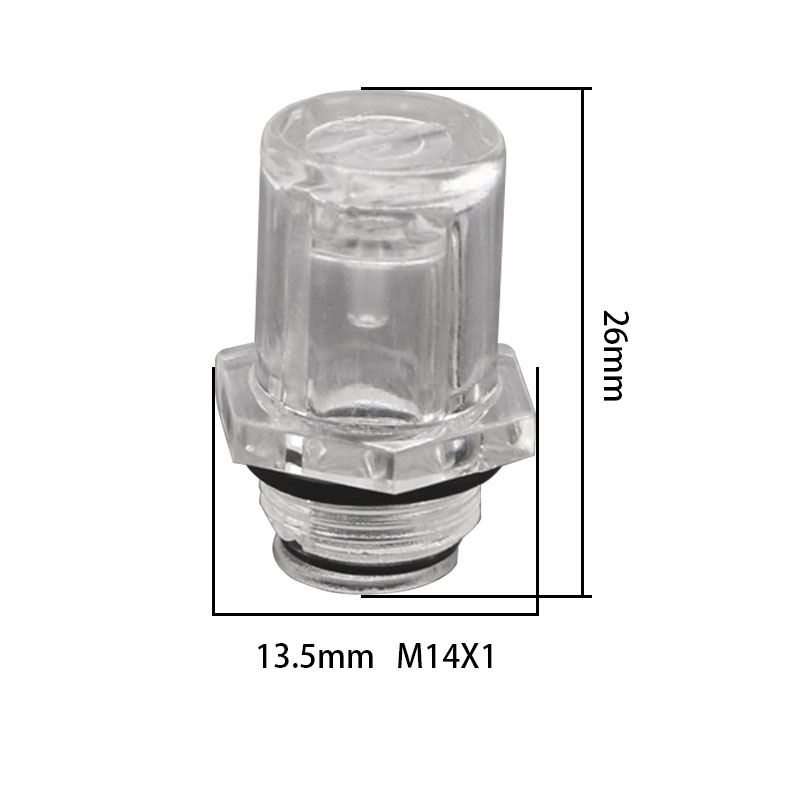 Filtro de aceite para ventana de vidrio de vista, separador de aceite y agua, Accesorios Neumáticos, filtro separador de aire, 1 ud.: b