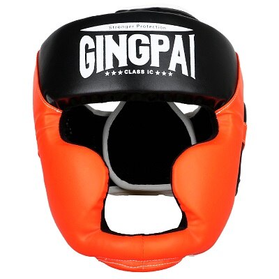4 cores mma muay thai boxe capacete treinamento pontapé sparring em mma tkd equipamentos de fitness conceder boxe chapelaria: 2 / L