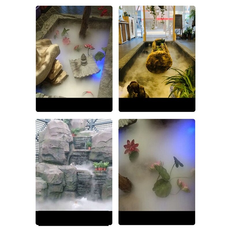 Mini Mist Maker With 12LED Color Humidifier For Home Fountain /Water Feature / Pond