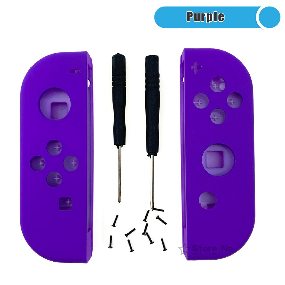 Carcasa de repuesto personalizada para mando de Nintendo Switch, carcasa para Joy-Con, NS, NX,: Purple