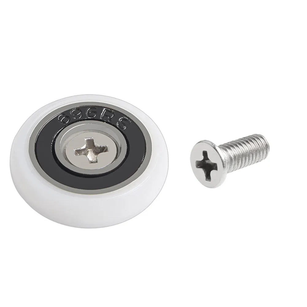 8 Stuks Douchedeur Roller Op Lagers Bad Kast Runner Wielen 19/23/25 Mm Katrol Schuifdeur kledingkast Koffer Meubels Thuis