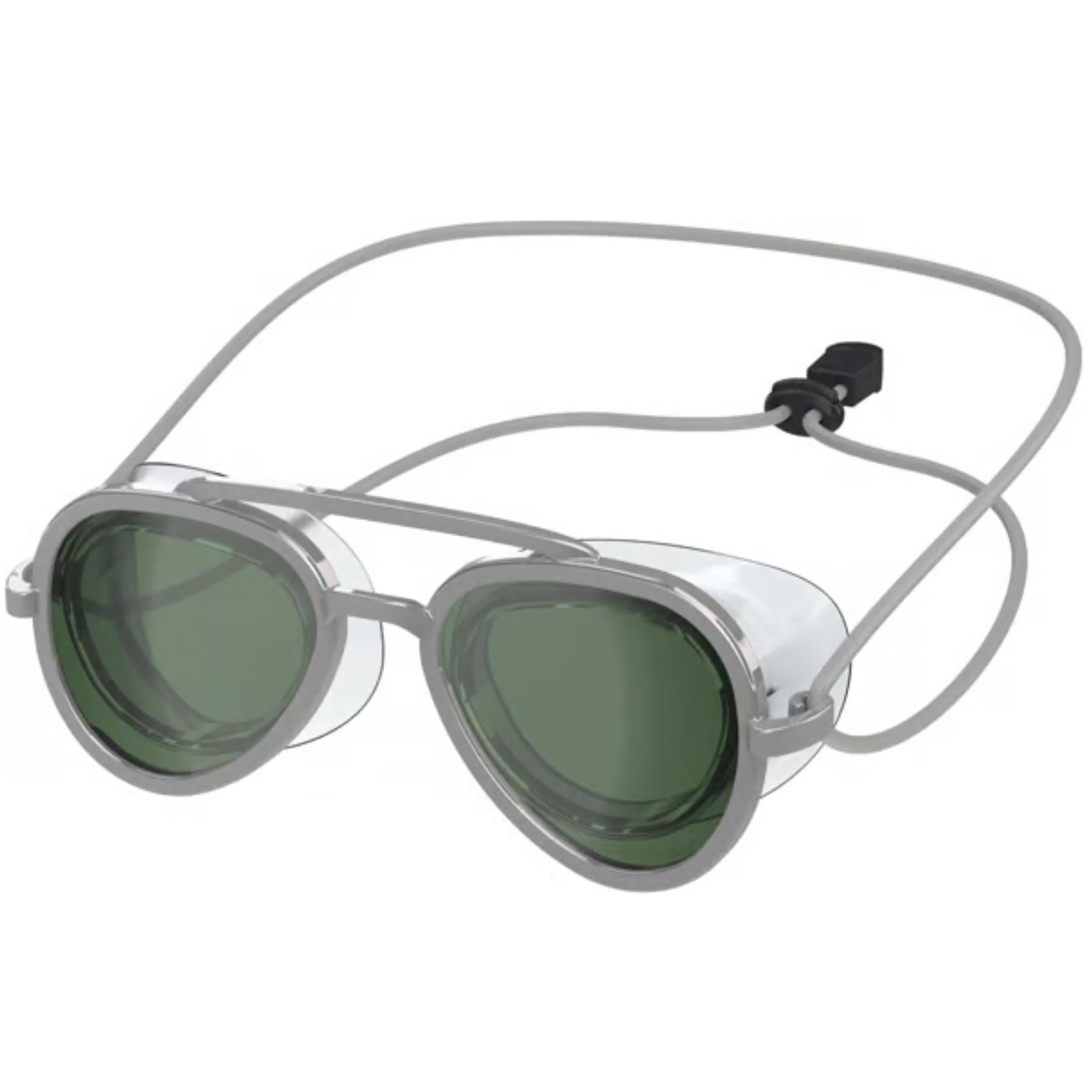 Retro Swimming Goggles Adjustable Swim Glasses Uv Protection Wide View Big Frame Swim Diving Glasses No Leaking: WHITE