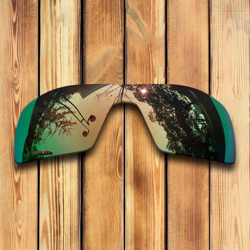 100% Precisely Cut Polarized Replacement Lenses for Oakley Oil Rig Sunglass - Many Colors: Peach Golde Mirrored