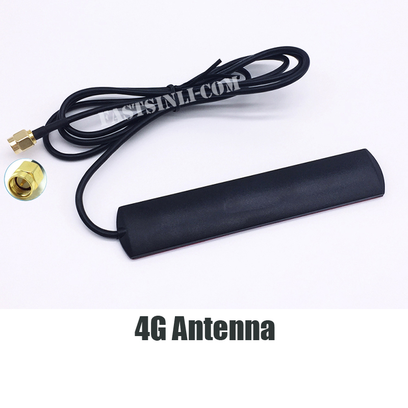 Microphone USB GPS Rear View Camera RCA Output AUX SIM Card Slot Radio Converter 16PIN 4G Power Cable For Car Navigation: 4G Antenna