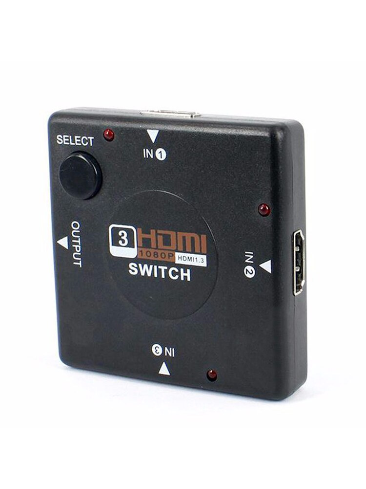Mini 4 Port 1080P Hdmi Switch 3 In 1 Out