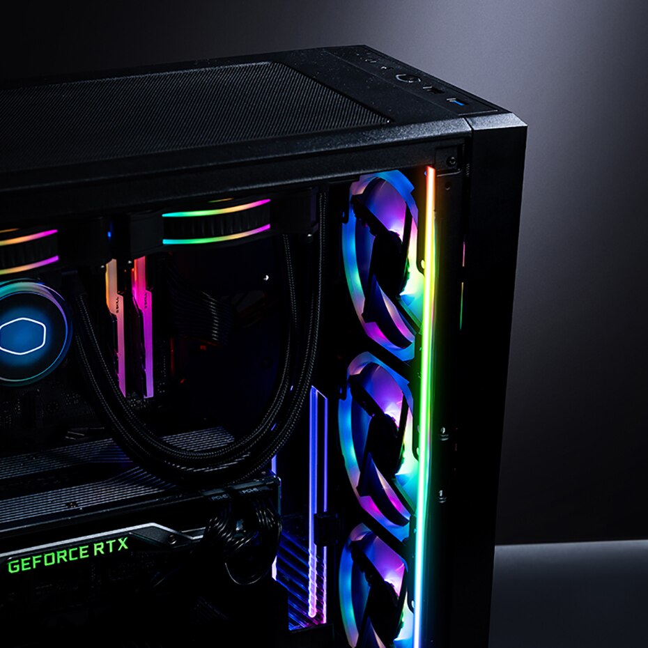 Cooler Master ARGB Light Bar 5V/3PIN Addressable RGB LED PC Computer Case Light Bar Support ASUS, MSI, Gigabyte, and ASRock