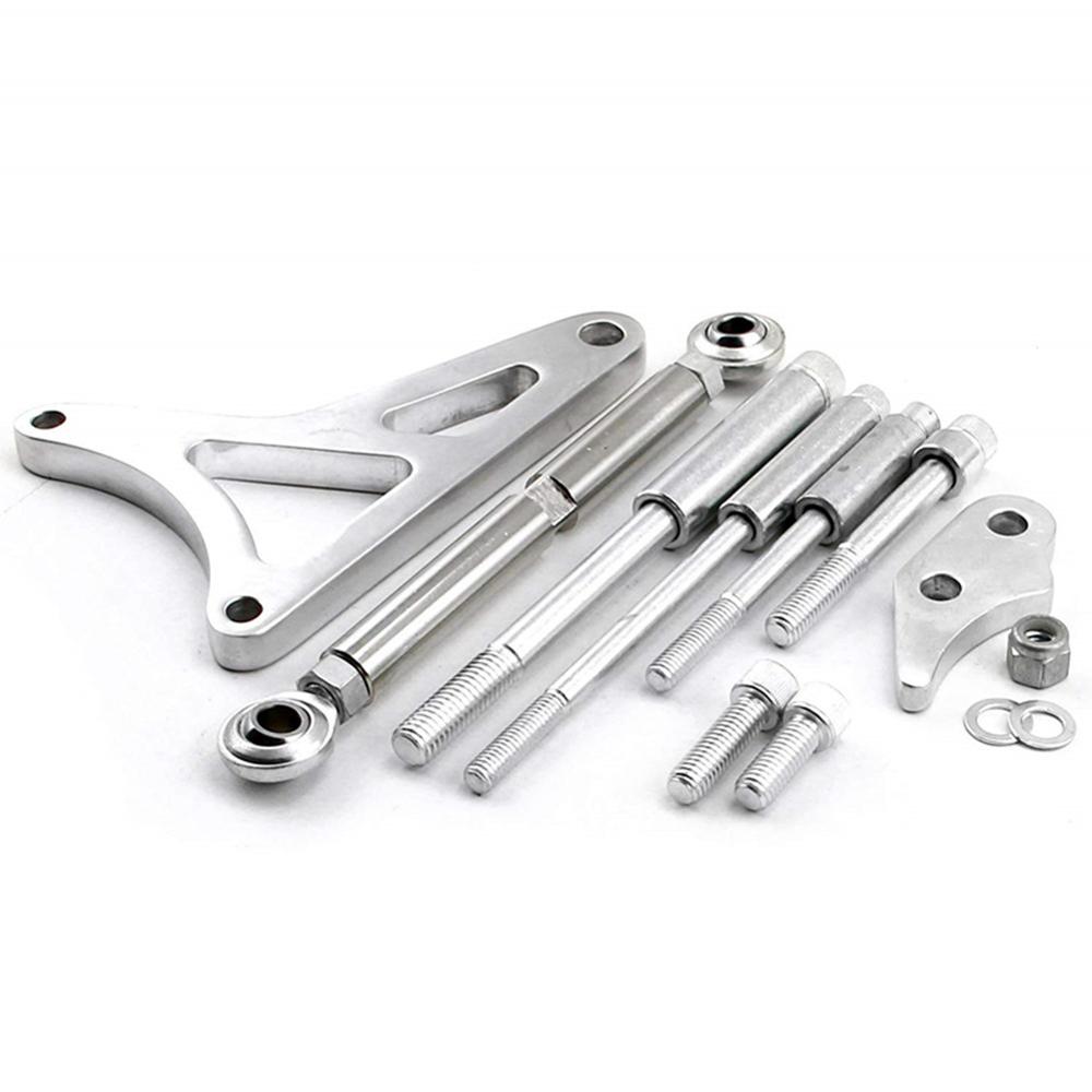 Billet Polished Aluminum Alternator Bracket Kit Small Block Windsor For SB Ford 289 302 347