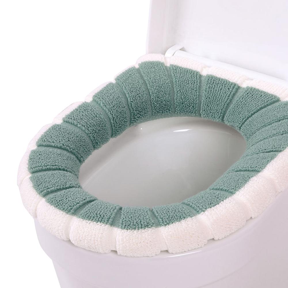 Toiletsæde varmere vinter behagelig blød opvarmet vaskbar toiletsædemåtte til indretning af hjemmet nærmesteoolt badeværelset tilbehør: 07