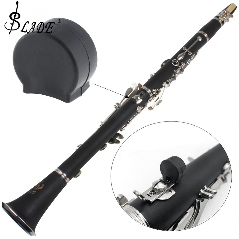 Rubber Clarinet Black Resilient Thumb Rest Saver Cushion Pad Finger Protector Comfortable for Clarinet