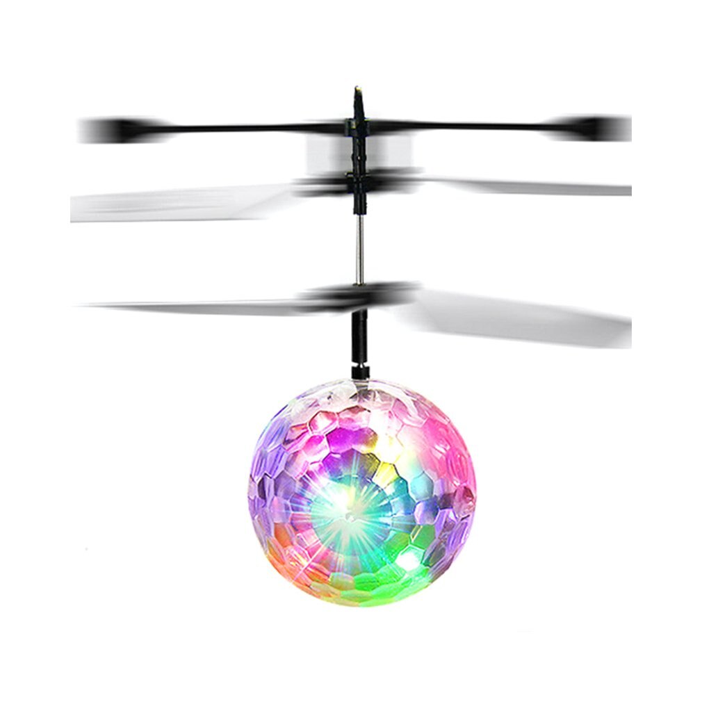 Colorful Suspension Ball Induction Aircraft Induction Aircraft Induction Crystal Ball Flying Ball Induction Floating Ball Toy