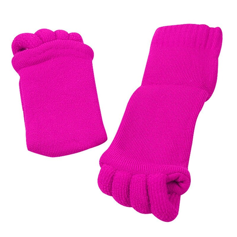 1 paar Fünf Kappe Socken Orthesen Separatoren Für Toes Corrector Orthopädische Valgus Haltung Korrektur Ektropium: RH