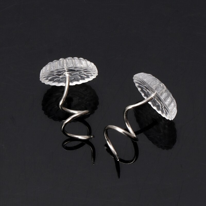 50 STUKS Clear Heads Twist Pins Vaste Fastener Nagels voor Bekleding Dekens Sofa Twist Pins