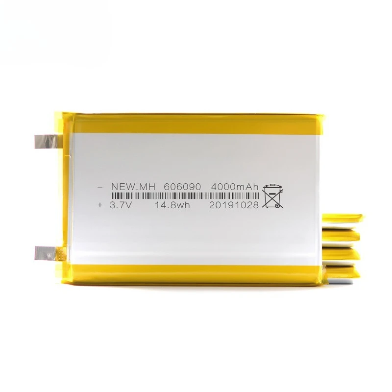 606090 3,7 v 4000mAh batería Lipo recargable para GPS MP4 cámara banco de energía tableta juguetes eléctricos batería de polímero de litio 606090