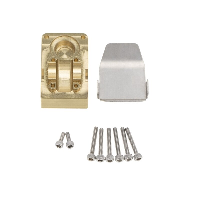 Durcheinander Differential Abdeckung Brücke Achse Abdeckung mit Rügestochen Aktualisierung Teile für 1/24 RC Raupe axial SCX24 90081 Zubehör: Ursprünglich Titel