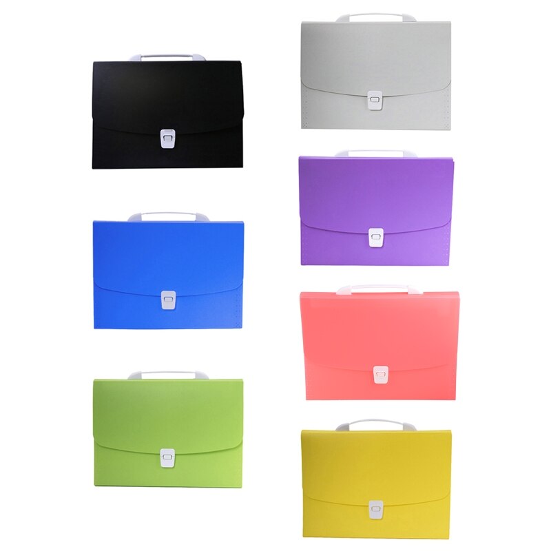 Handheld Expandable Multi-layer File Folders 2 Sheets Sticky Index Tabs 300 Sheets Capacity for School Business Travel