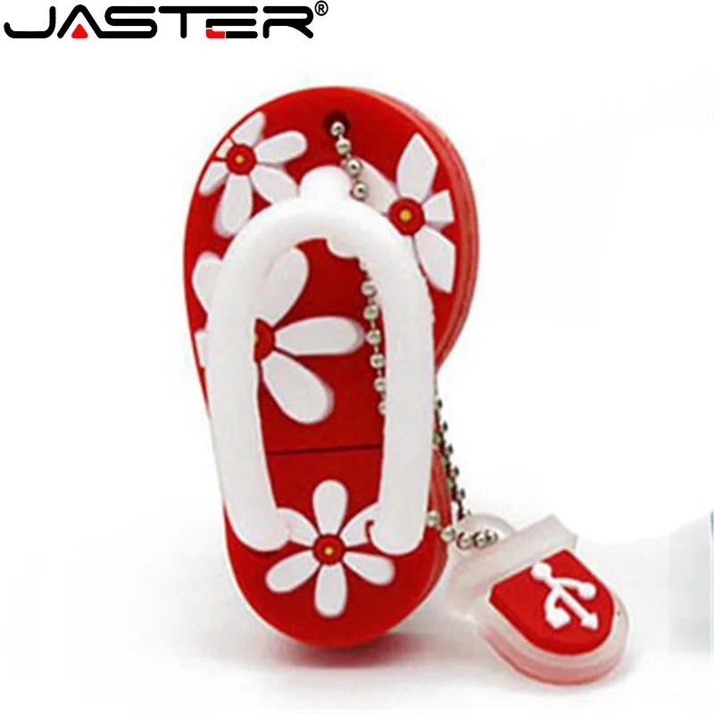 JASTER carino cartone animato USB 2.0 veloce unità 128GB ciabatta modello penna unità 64GB memoria bastone ad alta velocità 32GB regalo per bambini U disk
