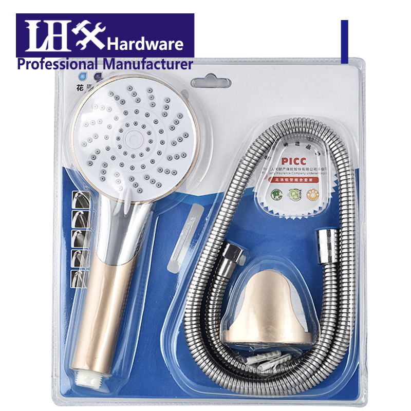 Cabezal de Ducha de mano presurizado, alcachofa de ahorro de agua, ABS cromado, LHX XY91 H: I