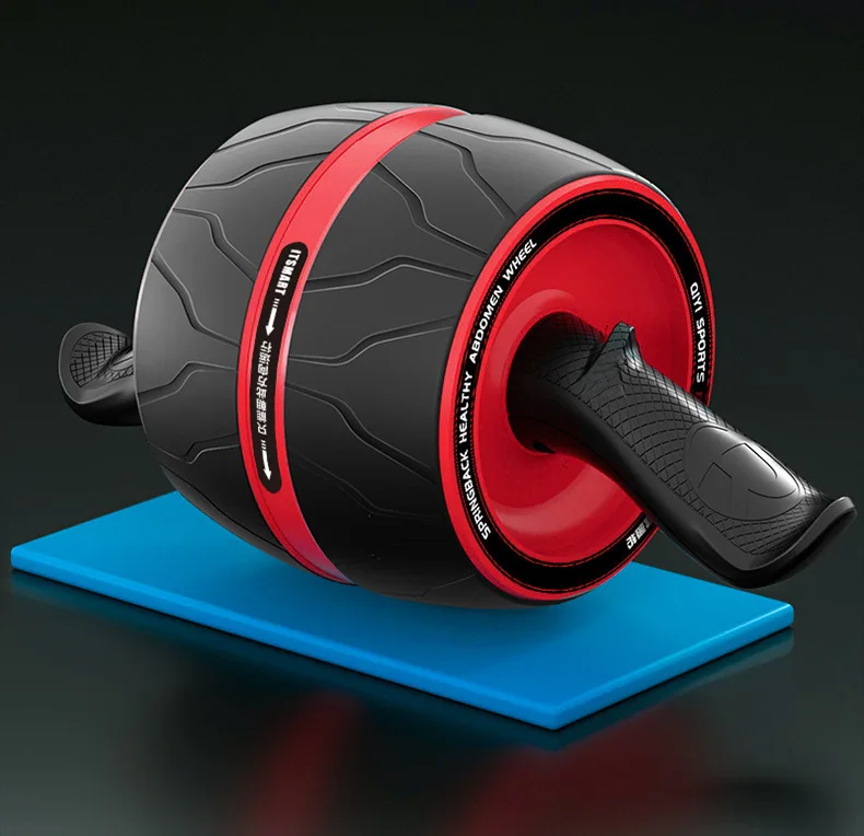 Men's Women's AB Roller Wheel Silent Fitness Equipment Home Use Exercise Mat Cross-border Selling Abdominal Wheel: Blue