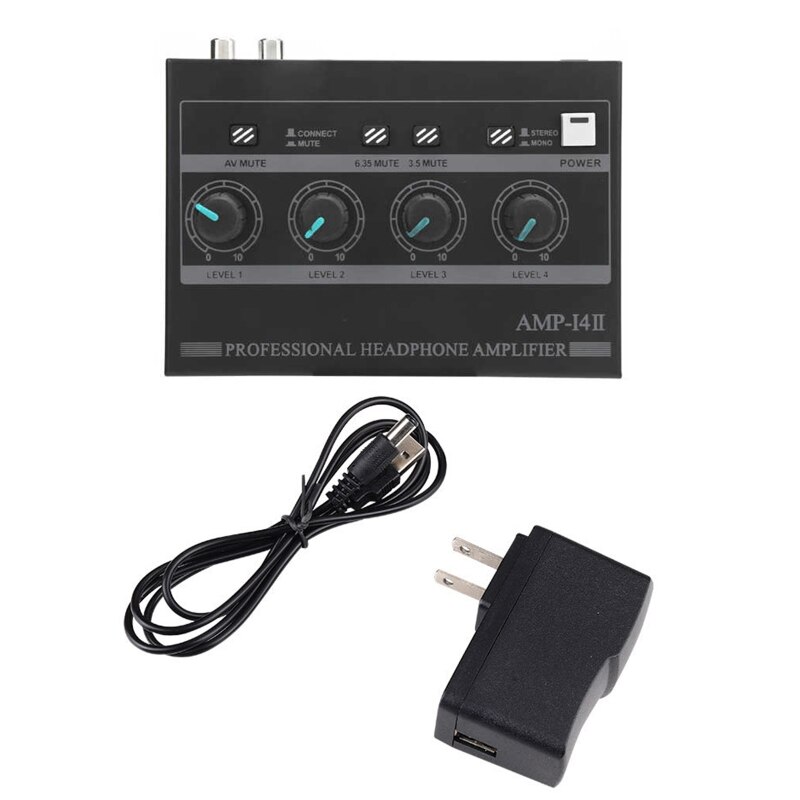 Ultra-Compact Headphone Amplifier Perfect for Home and Use Compatible with Most on the Market Input Device: US Plug