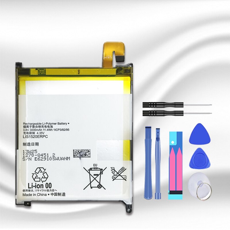 LiS1520ERPC-Batería de 3000mAh para Sony Xperia Z Ultra, XL39, XL39H, C6802, C6806, C6833, C6616, ZU, L4, número de seguimiento