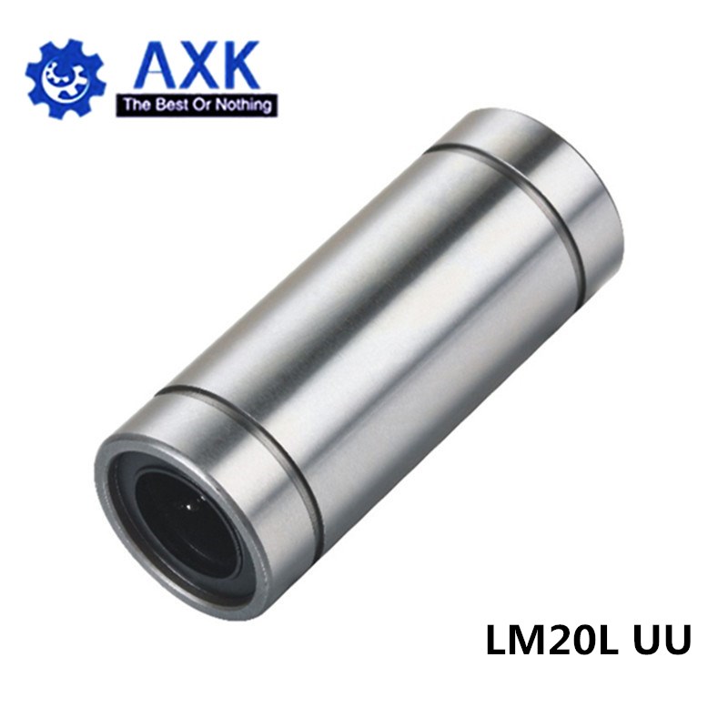 2 stks/partij LM20LUU lange type 20mm lineaire kogellager CNC onderdelen voor 3D printer