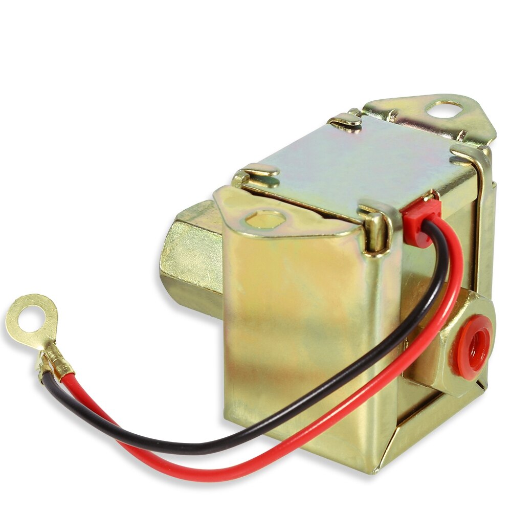 Universele 12v elektrische brandstofpomp inline filter diesel benzinemotor pomp facet koper