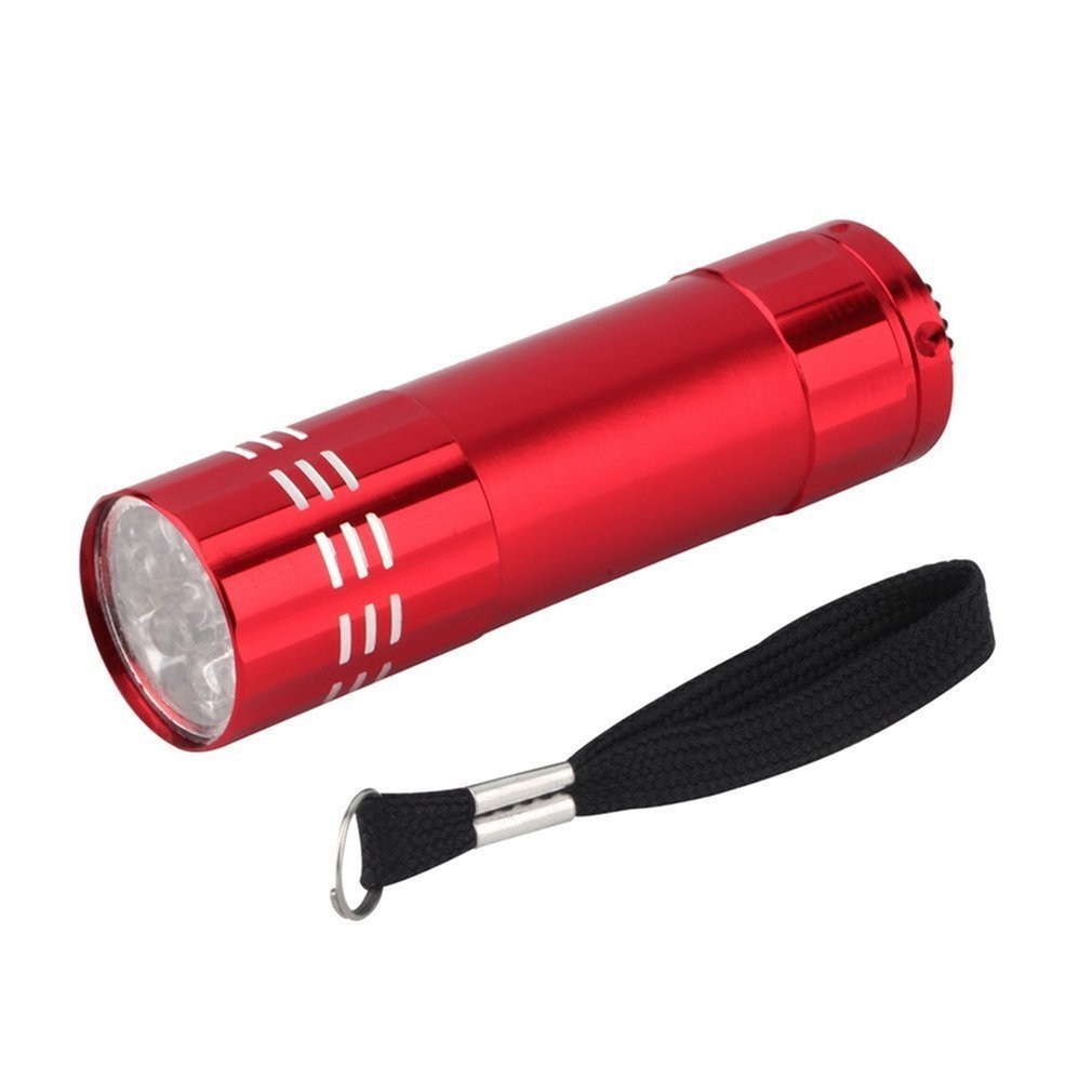 Lanterna 9 Led Mini Zaklamp Wit Led Lamp Krachtige Flash Light Portable Kleine Pocket Zaklampen Penlight Voor Wandelen Camping