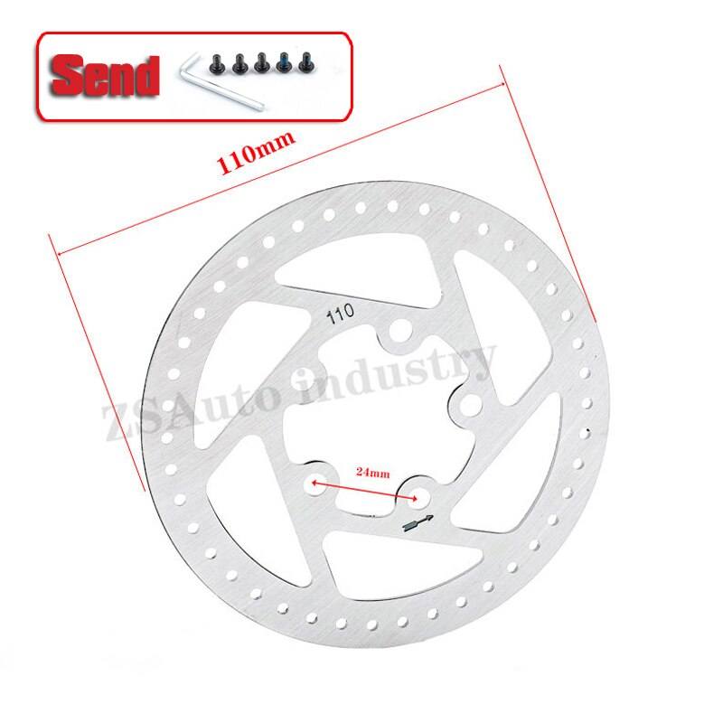 Guida mountain bike bicicletta elettrica scooter freno idraulico in acciaio inossidabile accessori originali 110-160: 5-H 110A