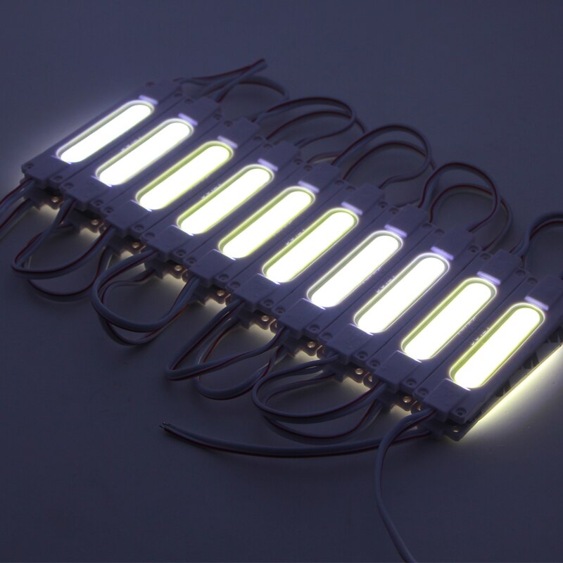 20pcs DC12V COB LED Module Injection Waterproof IP67 Decorative Hard Strip Bar Light Lamp White Red Green Blue sign letter lamp