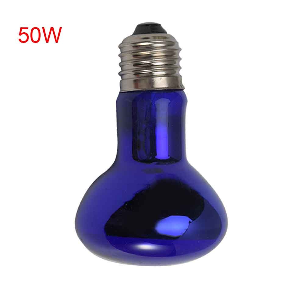Spot lumineux chauffant Reptile, ampoule chaude E27, 25/50/75/100W: Blue 50W