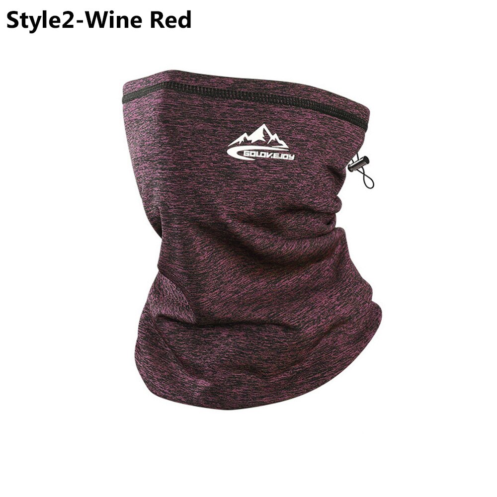 Foulard de cyclisme pour hommes, cache-cou, couvre-chef, Bandana, Simple, à la: style2	wine red