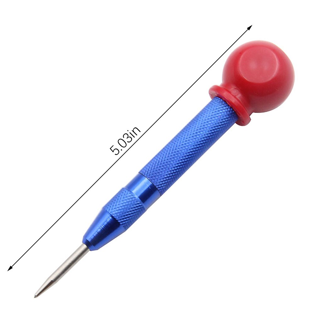 Automatic Center Pin Punch Spring Loaded Marking Locator Holes Tool Wood Press Dent Marker Drill Bit Hole Puncher Woodwork Tool: E