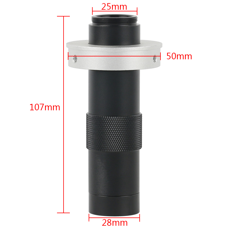 Industrie Microscoop Camera C Mount Lens Glas 150X Vergrootglas Vergroting Verstelbare Zoom Oculair