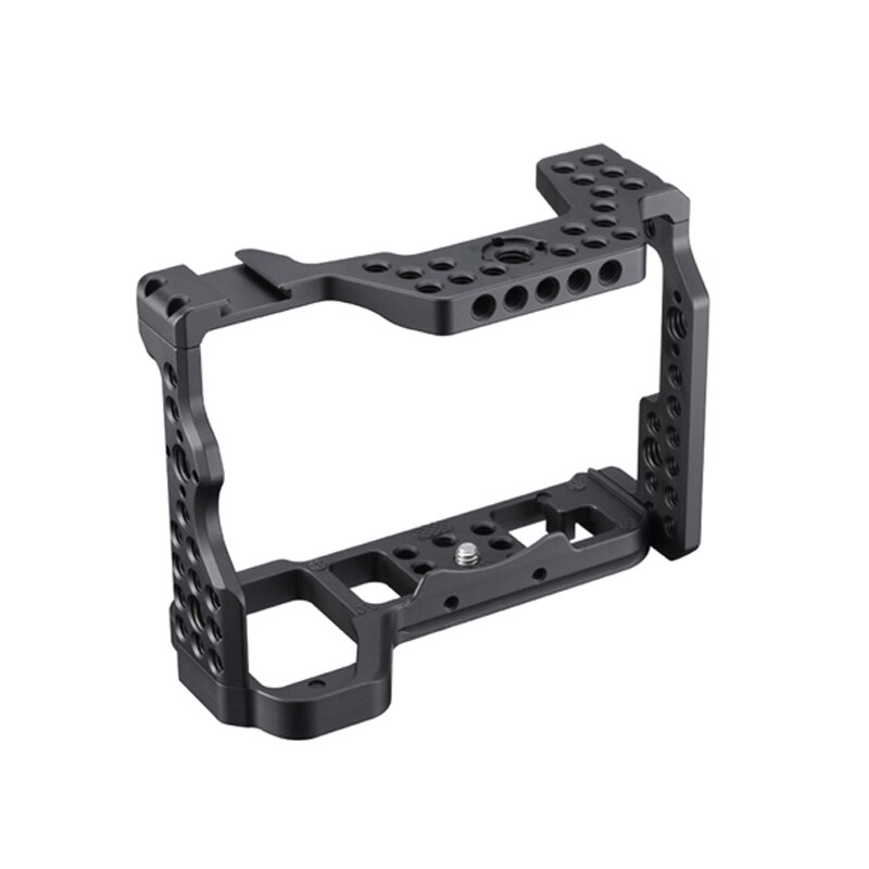 A7R IV Aluminum Alloy Camera Cage for Sony A7R4 Sony A7R iv w/ Cold Shoe Mount Arri Positioning Hole 1/4 3/8 Thread Handle Grip: Cage