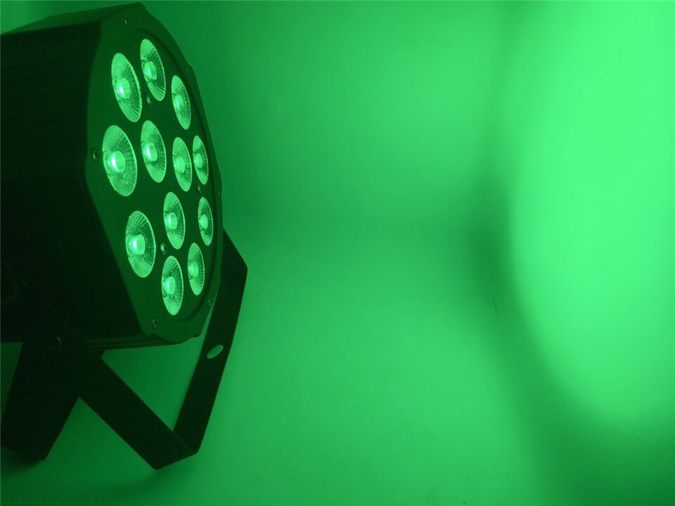 Éclairage led 12x12 w, dj mega quad-profil lumineux de lumière de lavage de couleur rgbw