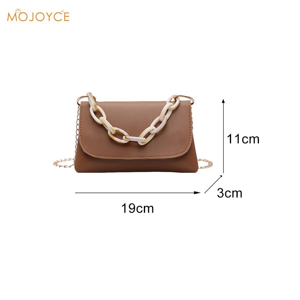 Dames schoudertassen effen kleur leren kleine handtassen dames klassieke crossbody schoudertas