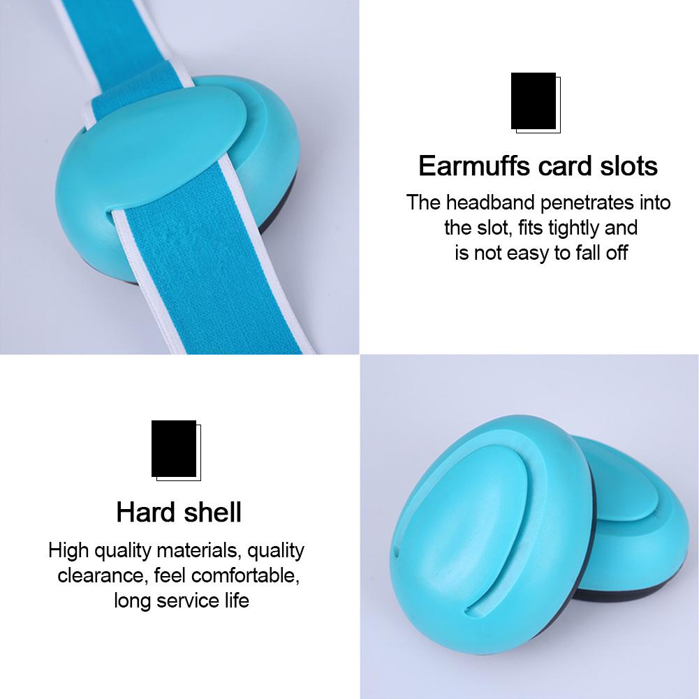 Noise Reduction Headphones for Newborn Baby Soundproof Earmuff Headset with Elastic Band Sleep Child Protection