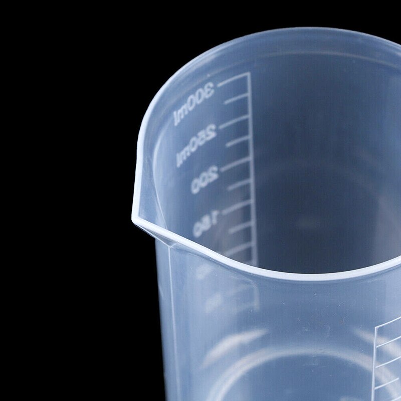 250ml Measuring Cup with Scale Transparent Plastic Measuring Cup Jug Pour Spout Cylinder Reusable Kitchen Measuring Tool