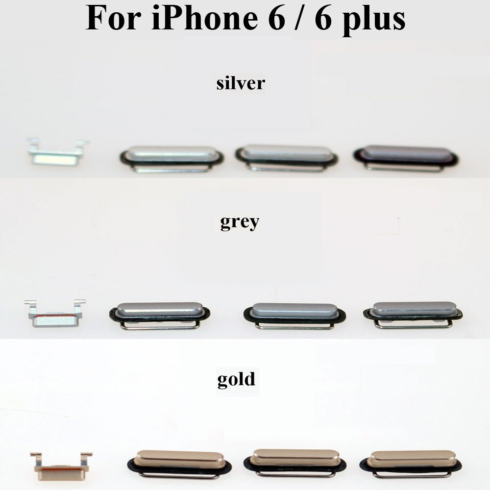 ChengHaoRan Voor iPhone 6 6 P 6 S 6 S Plus 6SP out Power knop Volume Mute Knoppen Toetsen Side Knoppen Volledige Set Reparatie onderdelen vervangen