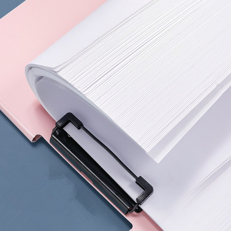 Kawaii – classeur Morandi A4, avec Clip en métal, rangement du papier de Test, bloc-notes, presse-papiers, papeterie fournitures de bureau